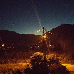 별이 빛나는 밤 | 시골집 풍경