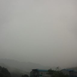 아침 풍경화 | 진경(眞景) 산수화