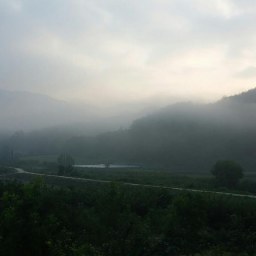 상선약수 | 도가 넘치는 아침풍경